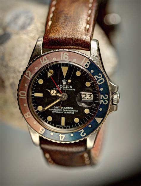 rolex pepsi leather strap|best leather straps for Rolex.